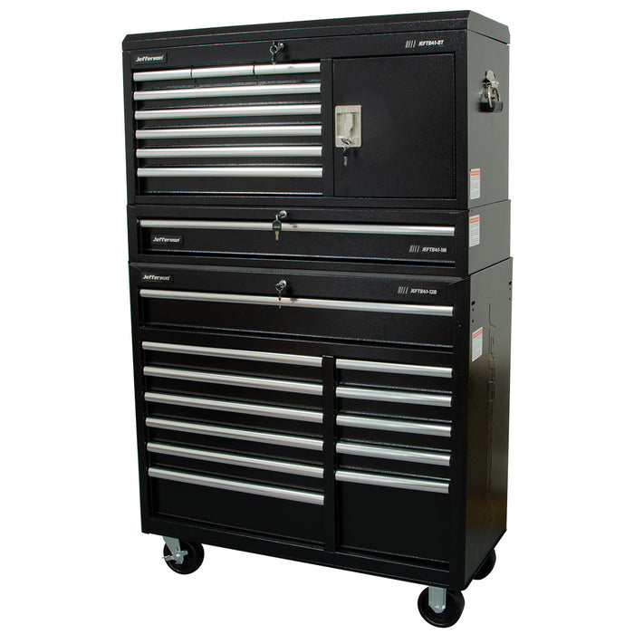 Jefferson 41'' Complete Industrial Tool Chest Kit - Option 1