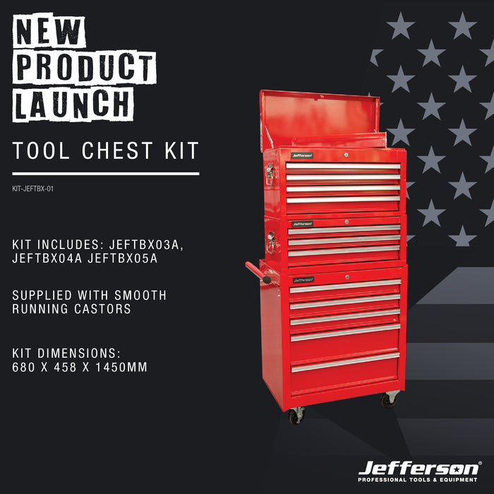 Jefferson Tool Chest Kit 01 (Bottom, Middle & Top Chest)