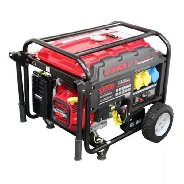 Loncin LC10000DA 10KVA Generator Electric Start AVR & Wheel Kit