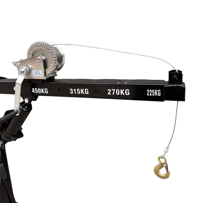 1000lbs Swivel Pick Up Crane with Winch (450kg)