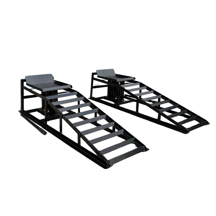 Car Ramps with Bottle Jack Platforms (Pair)