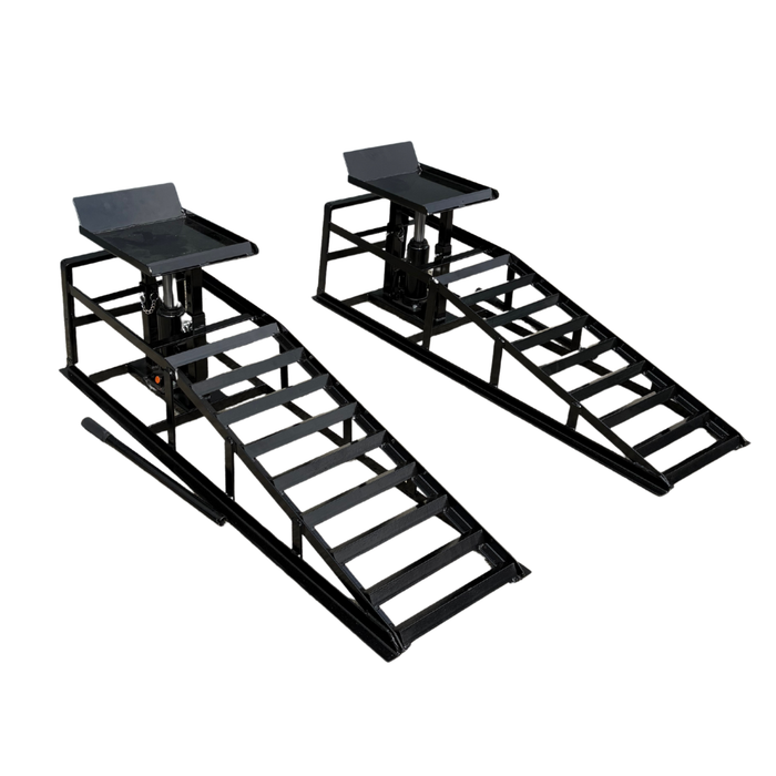 Car Ramps with Bottle Jack Platforms (Pair)