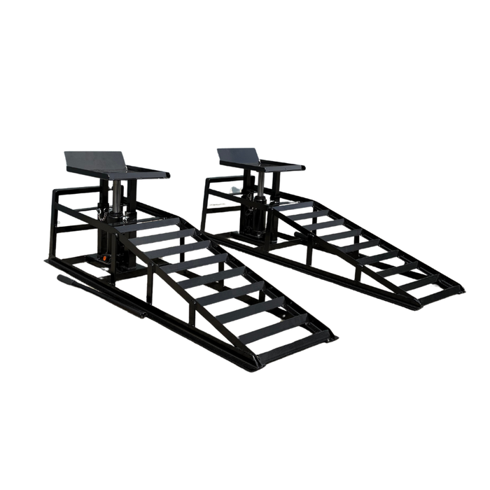 Car Ramps with Bottle Jack Platforms (Pair)