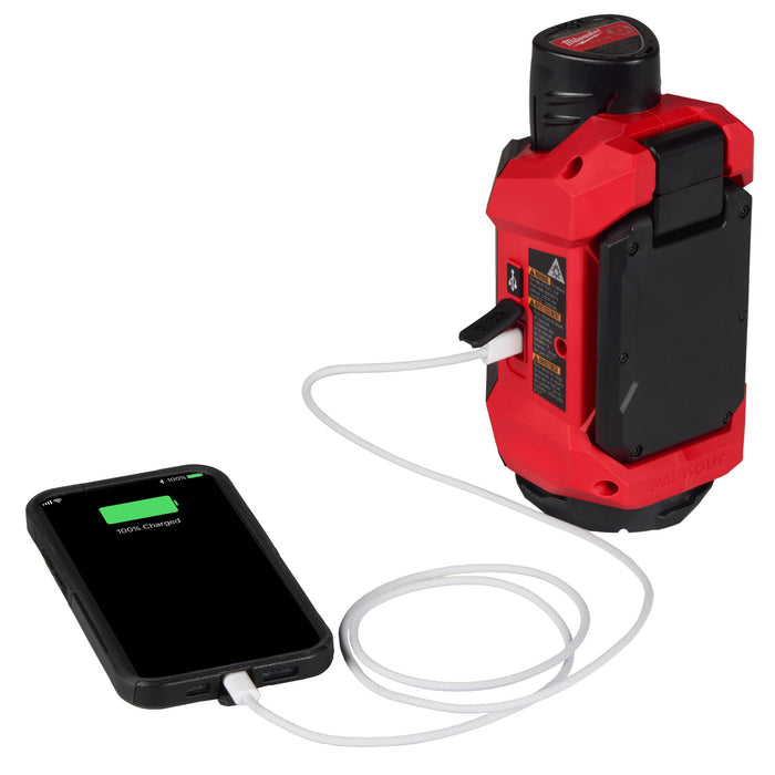 Milwaukee M12ALIP-0 Single Cleat Packout Task Light (Bare Unit)