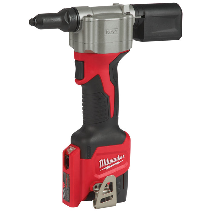 Milwaukee M12BPRT-201X Pop Rivet Tool Kit (1x2.0Ah)