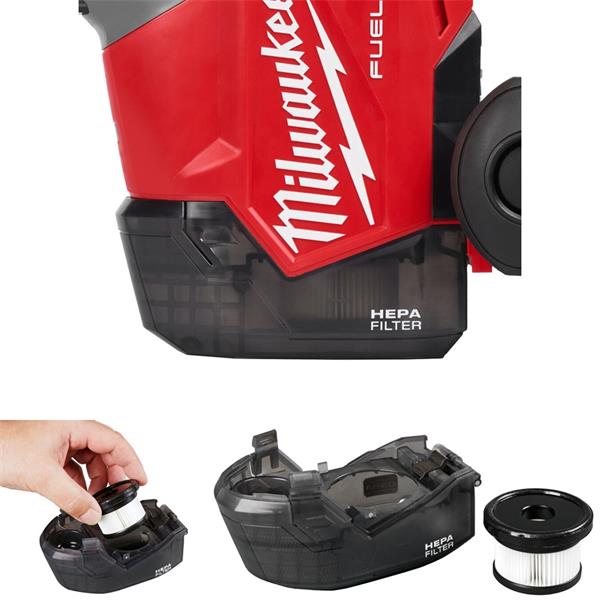 Milwaukee M18FHAFOH16-302X M18 FUEL 16mm SDS Drill with Integrated Dust Extractor (2x3Ah)