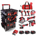 milwaukee packout 8 piece kit with roller bag