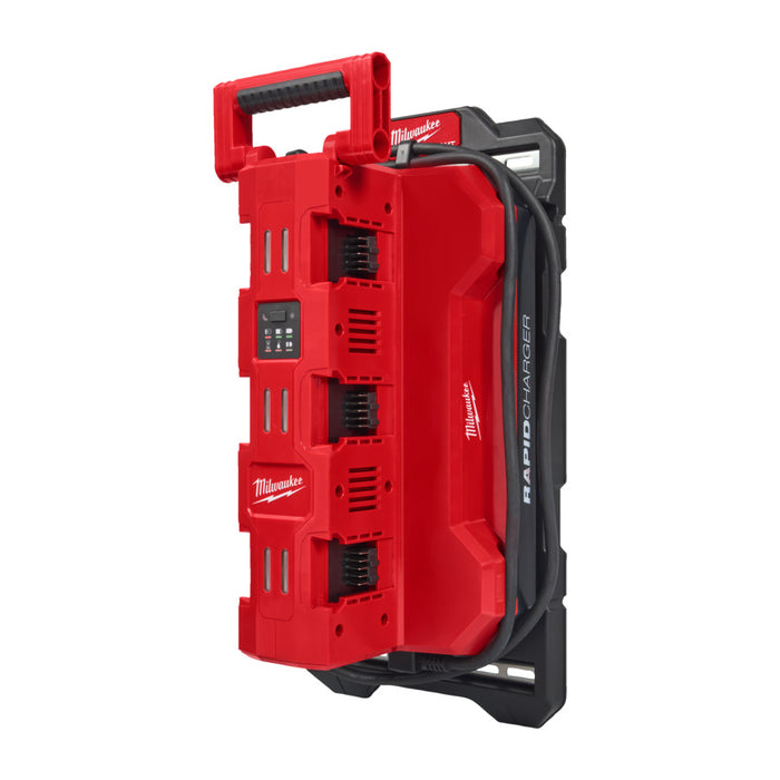 Milwaukee M18 Mobile Rated Packout Six Bay Rapid Charger - 240V