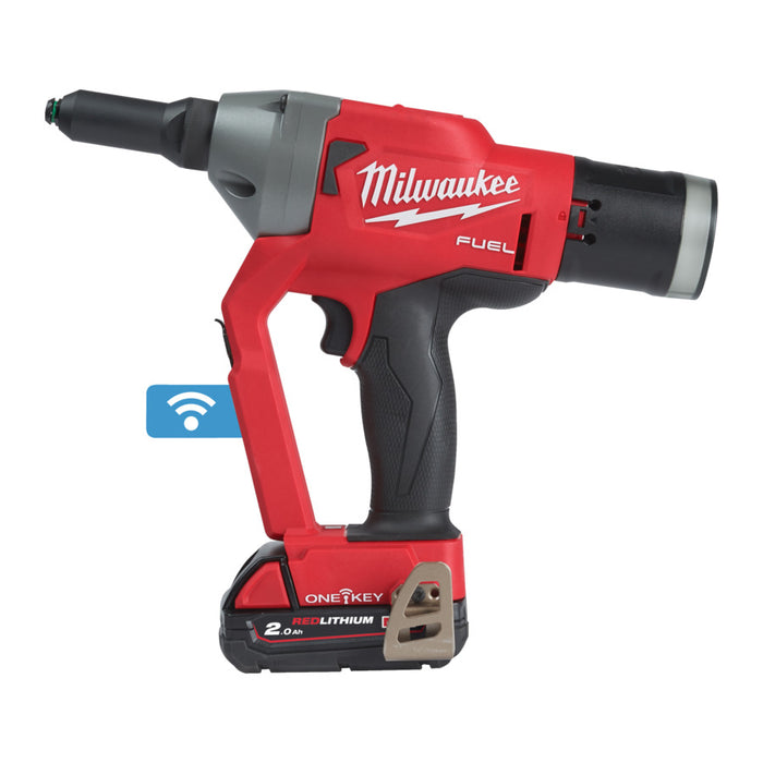 Milwaukee M18ONEFPRT-202X M18 FUEL Riveting Tool (2X2Ah)