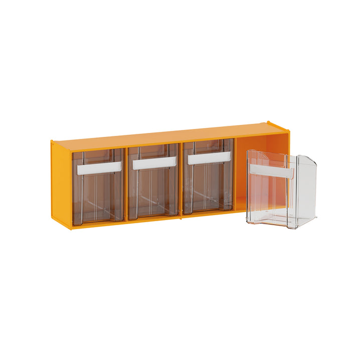 4 Bin - Storage Tilting Bin (595 x 143 x 207mm)