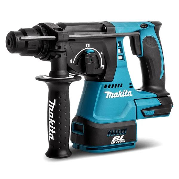 Makita rotary hammer drill on a white background