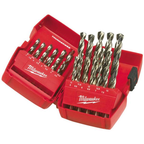 Milwaukee 4932352376 HSS-G Th.Web Drill Set (DIN338) Metal Drill Bit Set - 25pc