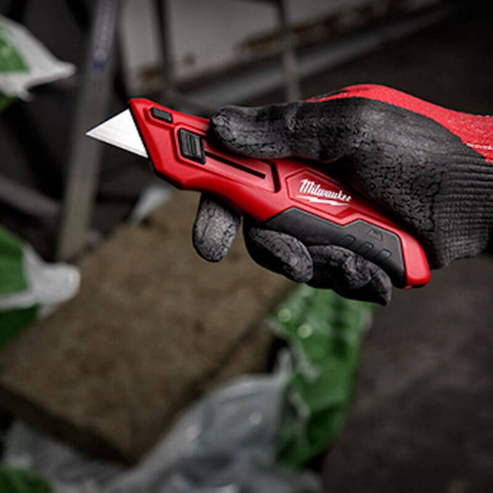 Milwaukee 4932471359 Sliding Utility Knife c/w Blade Storage