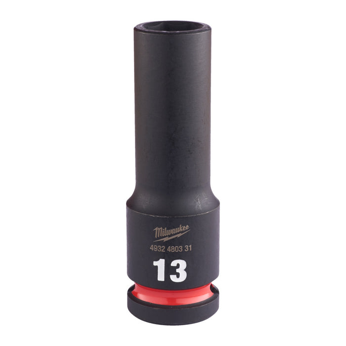 Milwaukee 1/2'' Shockwave Impact Socket Hex Deep 13mm