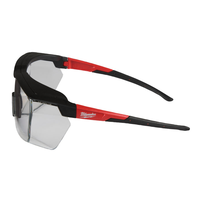 Milwaukee 4932493439 Over the Glasses Wrap Around Frame - Clear