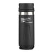 Black Milwaukee Packout tumbler on a white background