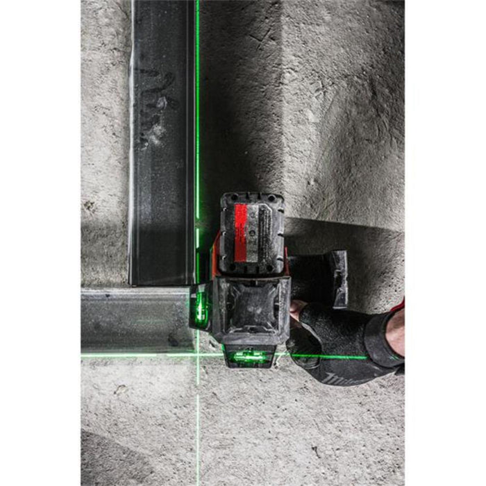 Milwaukee M123PL-0C Green 360 3 Plane Laser 12V (Bare Unit)