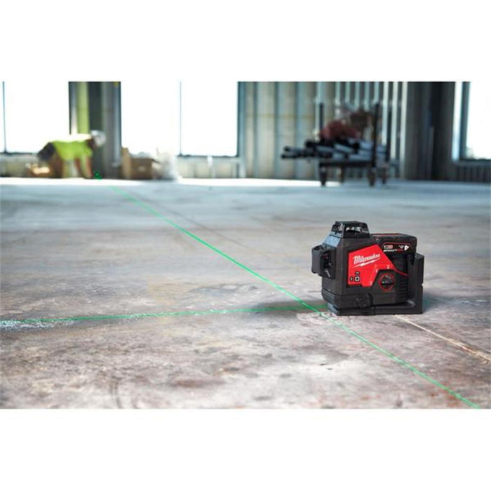 Milwaukee M123PL-401C 12V Green 360° 3 Plane Laser (1x4Ah)