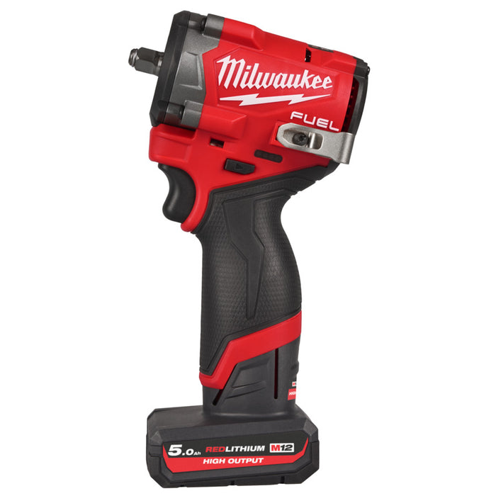 Milwaukee M12FCIWF38G3-502X M12 3/8'' FUEL GEN 3 Compact Impact Wrench (2x5Ah)