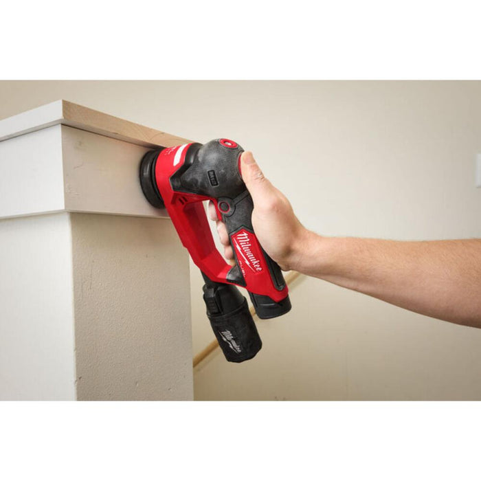 Milwaukee M12FSDR75-202B 12v Fuel 75mm Random Orbital Sander (Bare)