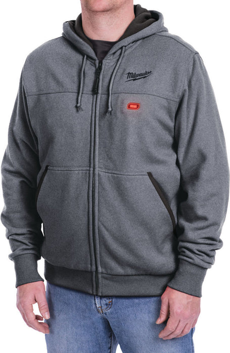 Milwaukee M12HHGREY3-0 M12 Grey Heated Hoody (Bare Unit) Medium