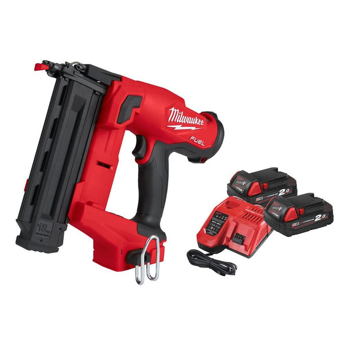 Milwaukee M18FN18GS-202X M18 FUEL 18G Finish Nailer (2x2Ah)