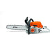 Stihl chainsaw on a white background