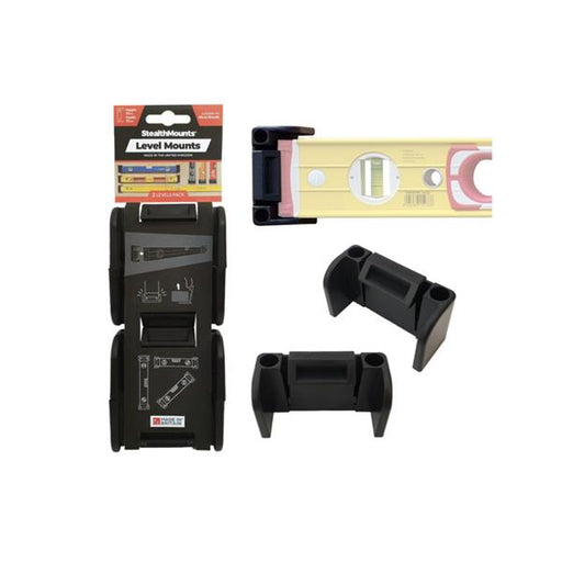StallMounts Level Mounts with packaging on a white background