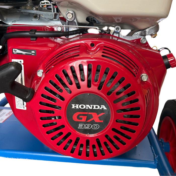Honda 13HP P200F Washer w/ Hawk Pump w/ 20M Reel (3,000psi) Blue Frame