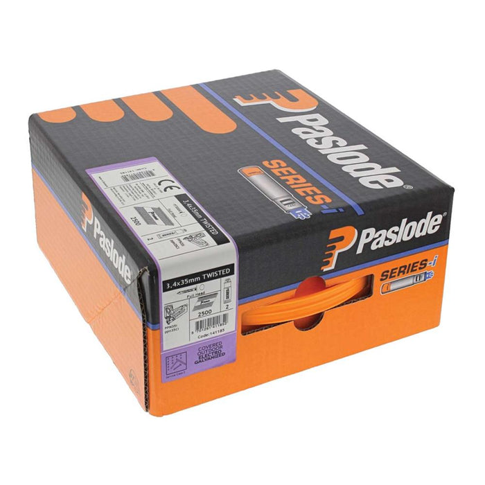 Paslode 141185 Twisted Placement Nails Set 35mm 2500pk