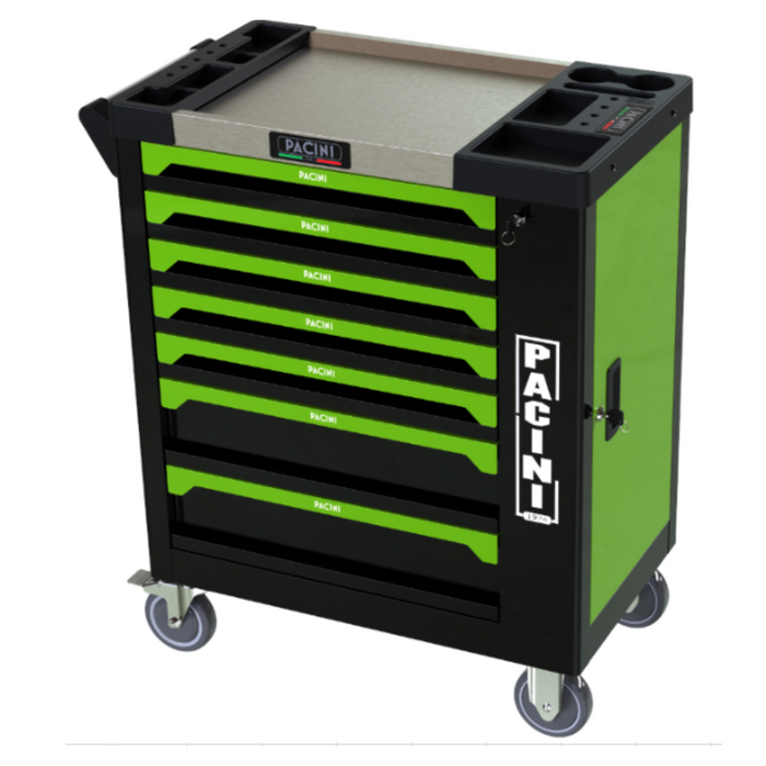 Pacini 7 Drawer Tool Chest c/w Full Tool Kit
