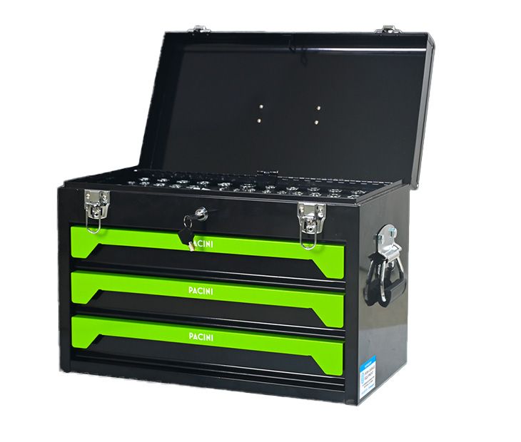 Pacini 3 Drawer Tool Chest with Full Tool Set
