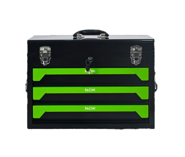 Pacini 3 Drawer Tool Chest with Full Tool Set