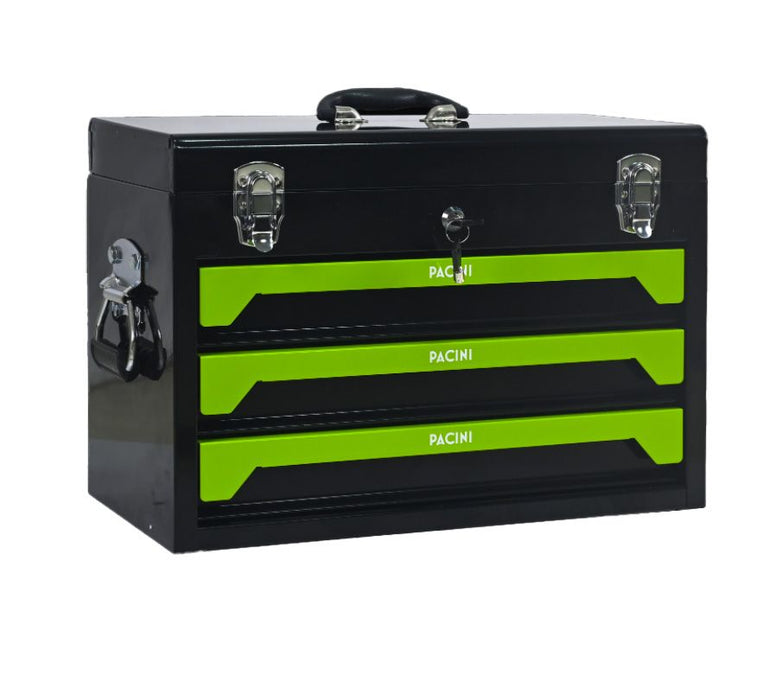 Pacini 3 Drawer Tool Chest with Full Tool Set
