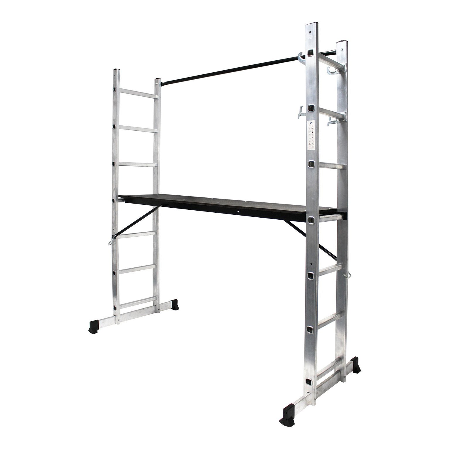 Mini Grated Ladder Proplus Aluminium Mini Scaffold Tower & Platform Ladder — Mallow Tools