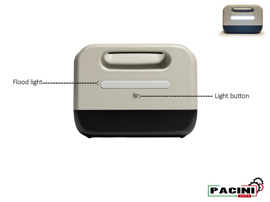 Pacini Portable Power Station Capacity 512Wh, 2 Outlets (700w)