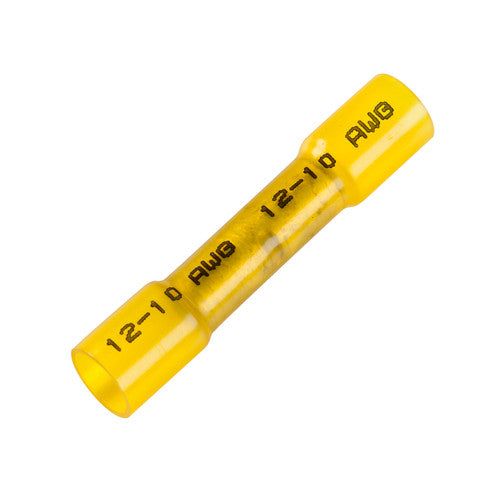 Pearl Heat Shrink Butt Connectors Yellow 10-12 Gauge (25pk)