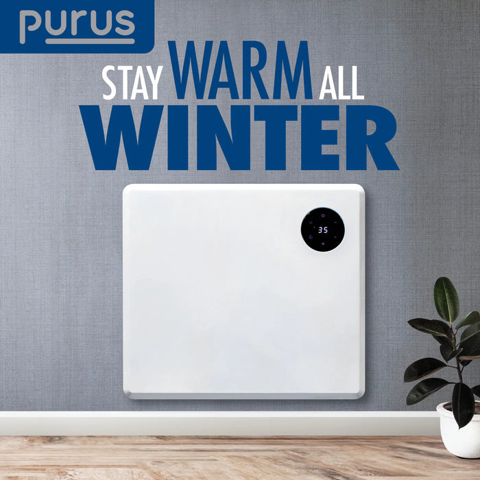 Purus Eco 2000w WIFI Electric Radiator Panel Room Heater Wall Mounted