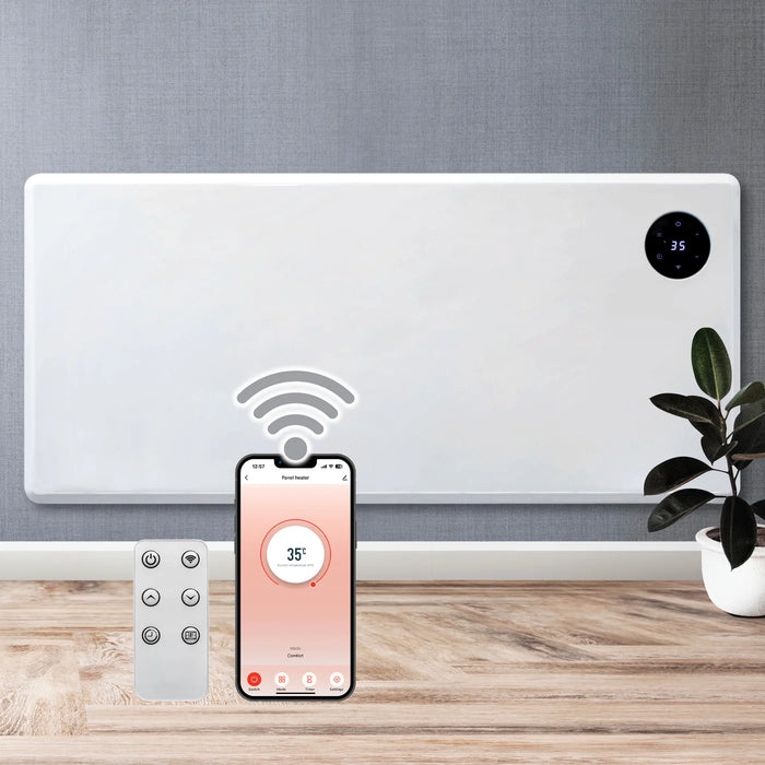 Purus Eco 2000w WIFI Electric Radiator Panel Room Heater Wall Mounted