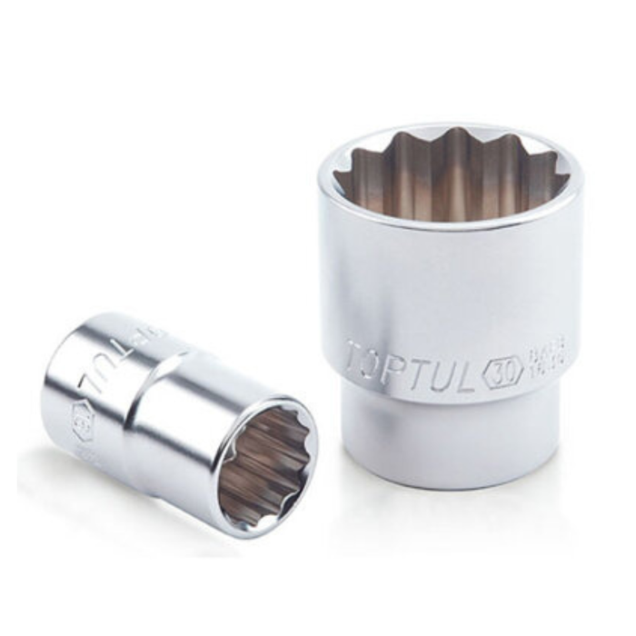 toptul 1/2" drive socket satin