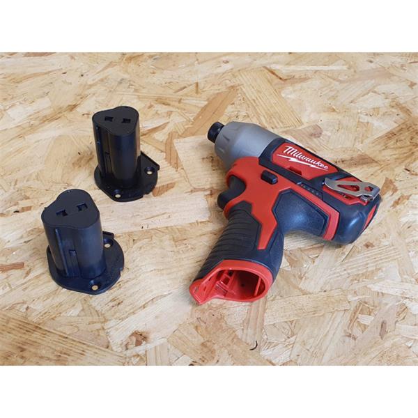 Stealth Mounts Milwaukee 12v Tool Mounts (3 Pack) TM-MW12-BLK-3