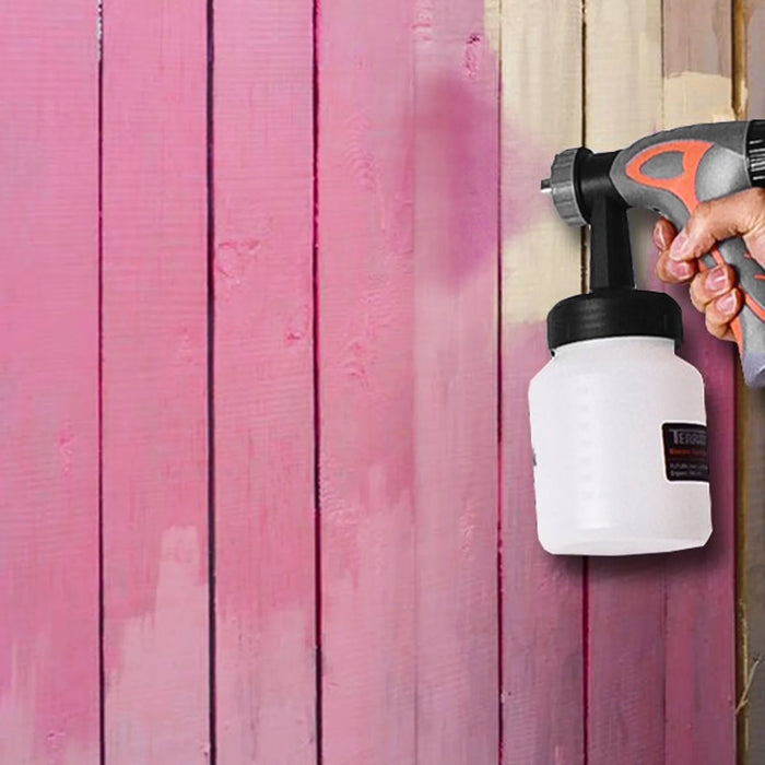 Terratek TTPS100 HVLP Paint Sprayer | 650W Fence & Wall Spray Gun
