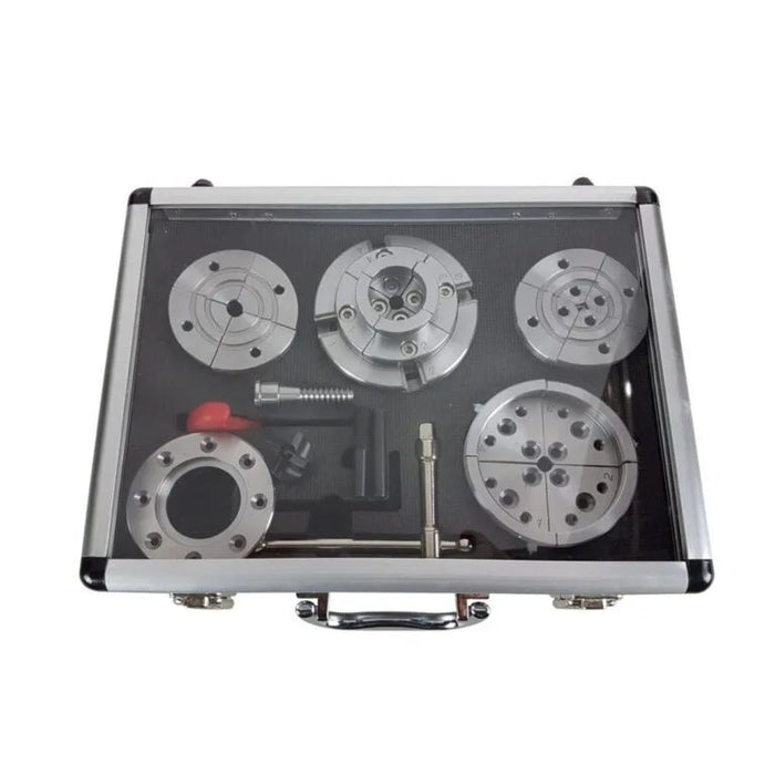 Package Deal VIPER3RPACK: Scroll Chuck With 4 Sets Of Jaws In Storage Case