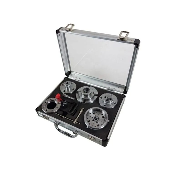 Package Deal VIPER3RPACK: Scroll Chuck With 4 Sets Of Jaws In Storage Case