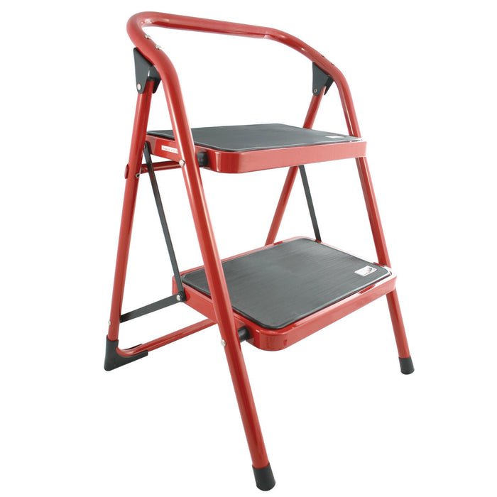 Proplus 2 Tread Step Stool Red