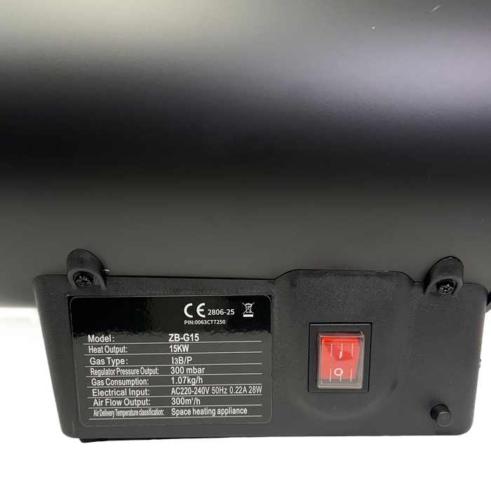 G Series G15 15Kw Propane Gas Heater (51,000 BTU)