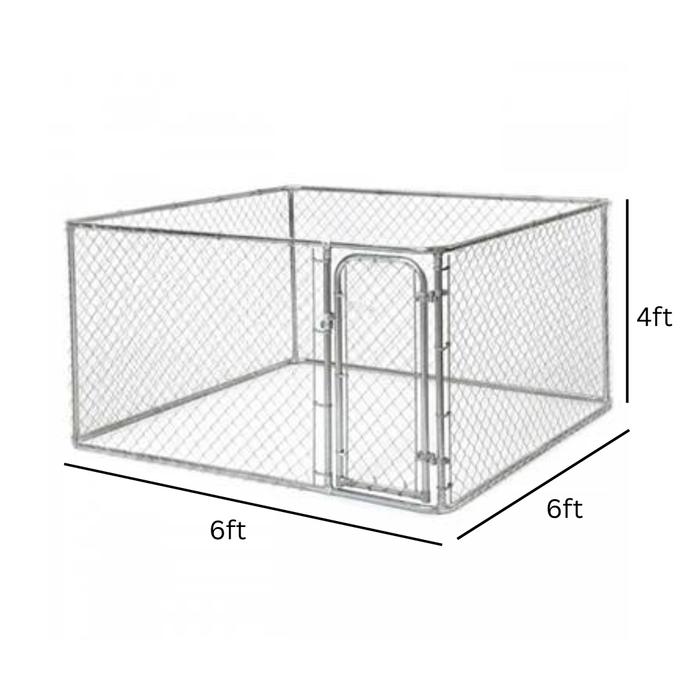 Small Dog Kennel 6 x 6 x 4ft (1.8 x 1.8 x 1.2M)