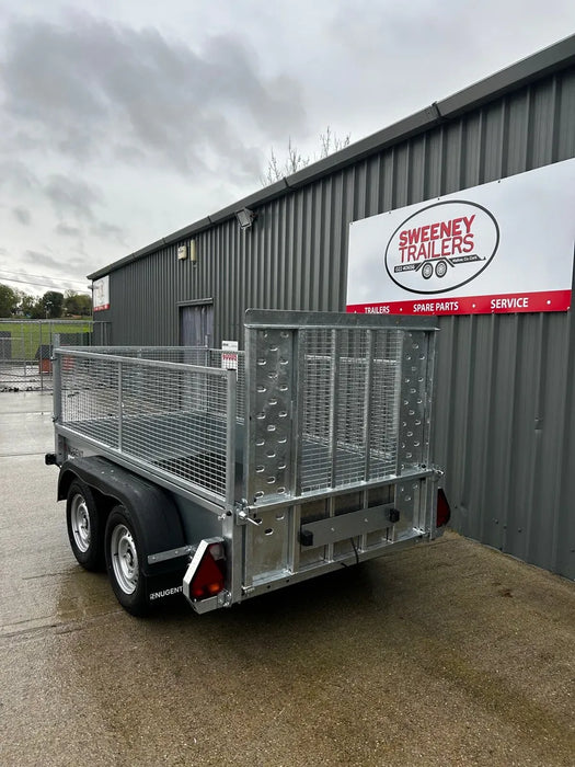 Nugent GP 8ft x 4ft Twin Axle c/w Mesh Sides (Ply Floor)