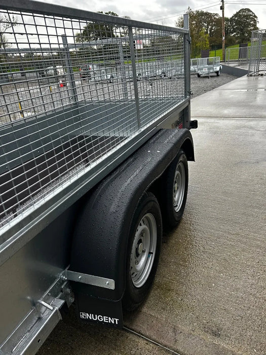 Nugent GP 8ft x 4ft Twin Axle c/w Mesh Sides (Ply Floor)