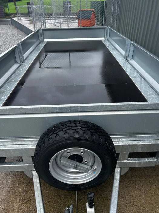 Nugent Flatbed 14ft 1'' x 6ft 7'' Twin Axle c/w Dropsides
